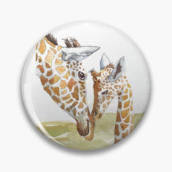 Item preview, Giraffe Mom and Baby in the veld designed and sold by Carol Lee Beckx.