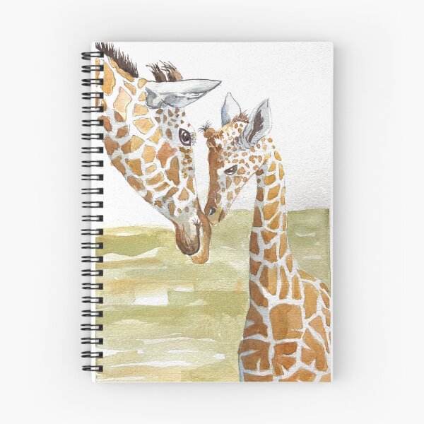 Item preview, Giraffe Mom and Baby in the veld designed and sold by Carol Lee Beckx.
