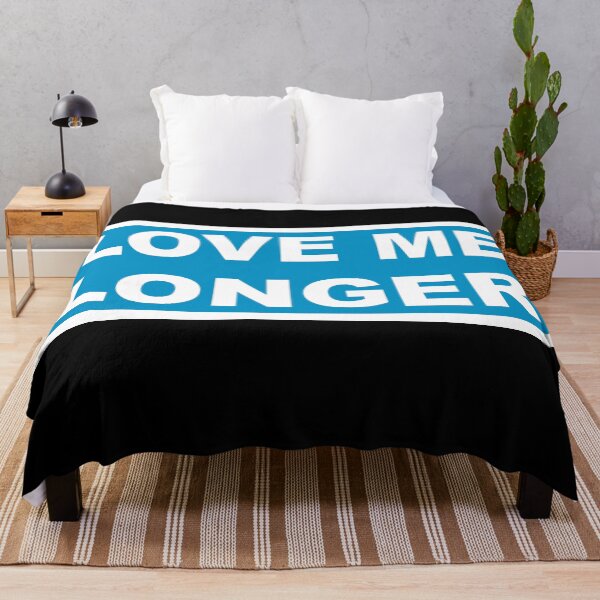 Aperçu de l'œuvre Love Me Longer (Cyan And White) créée et vendue par Graograman.