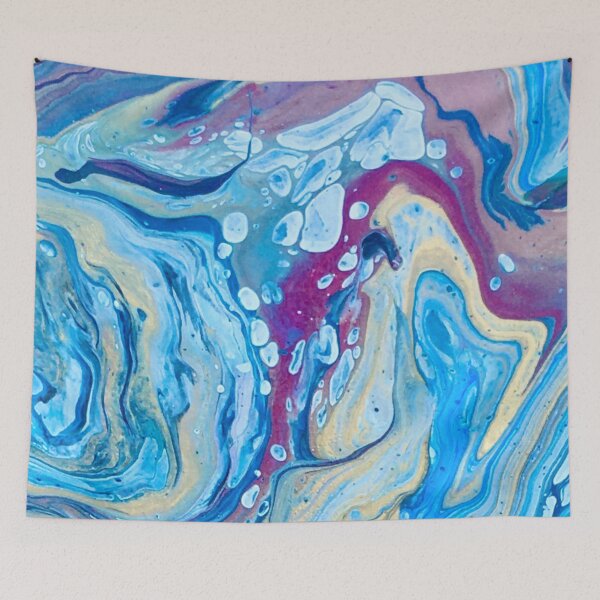 Item preview, Azure swirls designed and sold by Maeve  Perry.