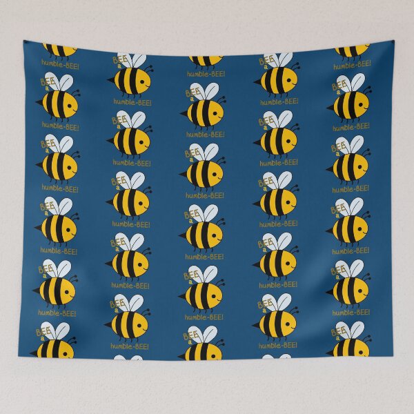 Item preview, BEE a Humble-BEE! (On Dk. Blue) designed and sold by PawsitiveMum.