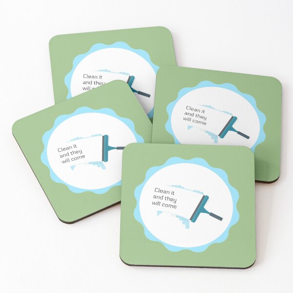 Item preview, Clean It And They Will Come Window Washing Squeegee Fun designed and sold by SavvyCleaner.