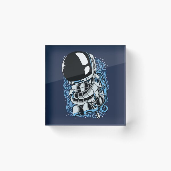Item preview, Cartoon Astronaut in Fetal Position designed and sold by SLAG-Creative.