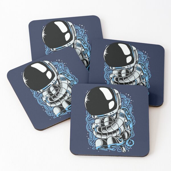 Item preview, Cartoon Astronaut in Fetal Position designed and sold by SLAG-Creative.
