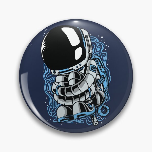 Item preview, Cartoon Astronaut in Fetal Position designed and sold by SLAG-Creative.
