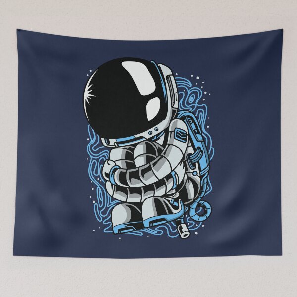 Item preview, Cartoon Astronaut in Fetal Position designed and sold by SLAG-Creative.