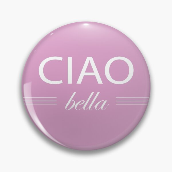 Item preview, CIAO bella (white pink) designed and sold by planDpromotions.