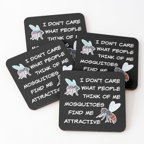 Item preview, I Don't Care What People Think Of Me Mosquitoes Find Me Attractive Funny Camping designed and sold by TheButtonCrew.