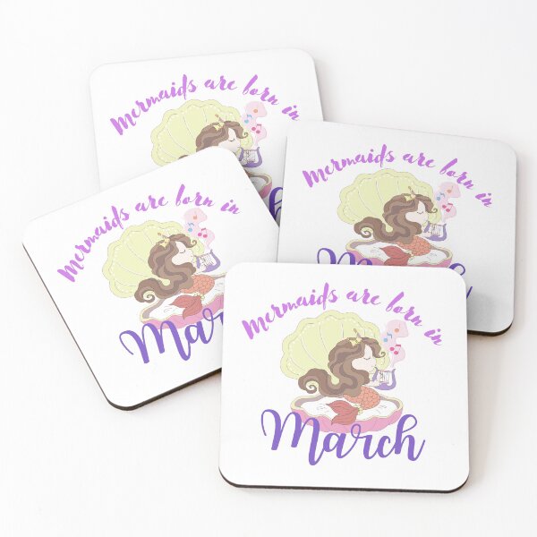 Item preview, Mermaids are born in March designed and sold by springbloomb.