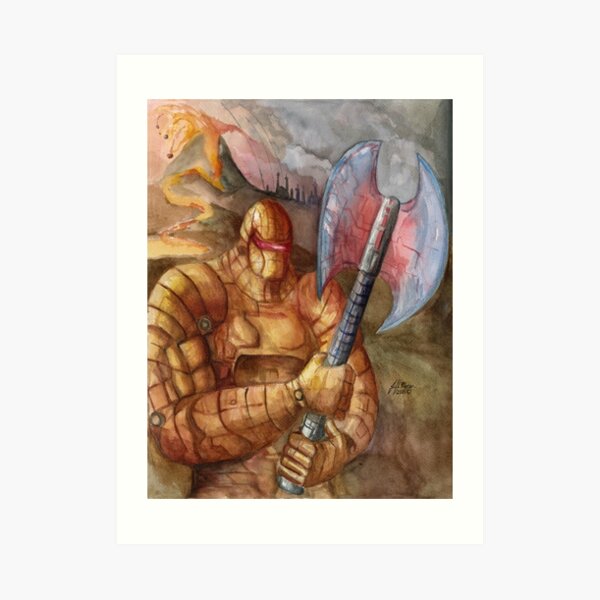 Pyro Guardian Art Print