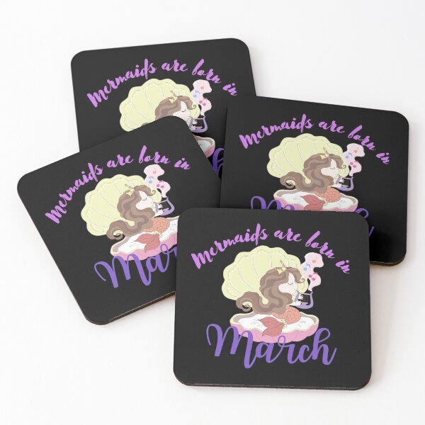 Item preview, Mermaids are born in March designed and sold by springbloomb.