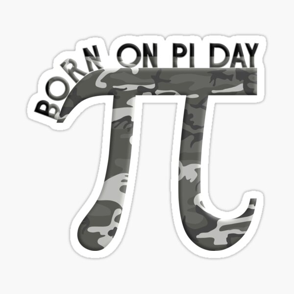 Item preview, Army Pattern Born on Pi Day designed and sold by Luvjesus2.