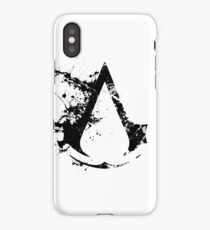 Splatter Paint Assassins Creed Logo iPhone Case