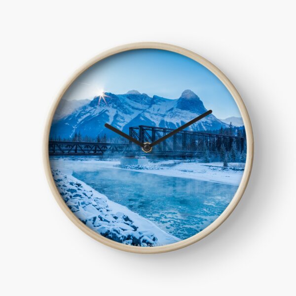 Blue Afternoon Clock
