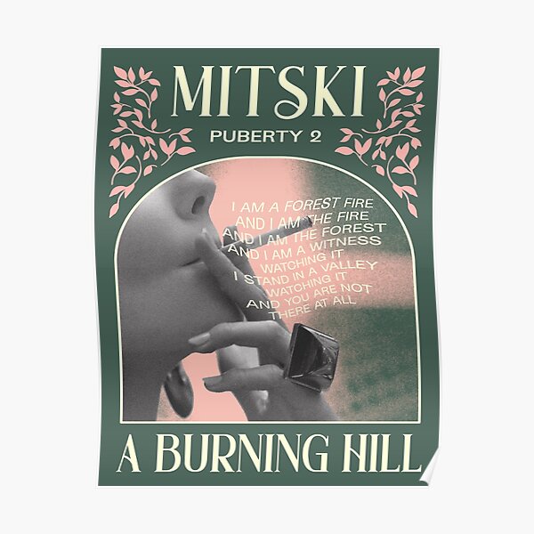mitski - "a burning hill" Poster