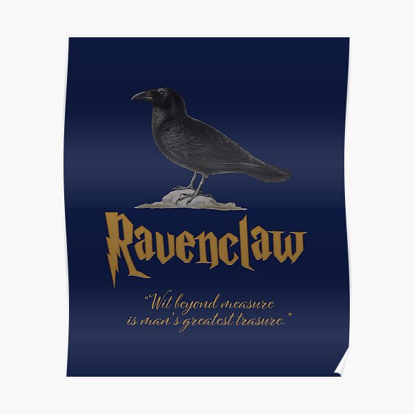 Harry Potter Grunge Ravenclaw Sign Art: Canvas Prints, Frames