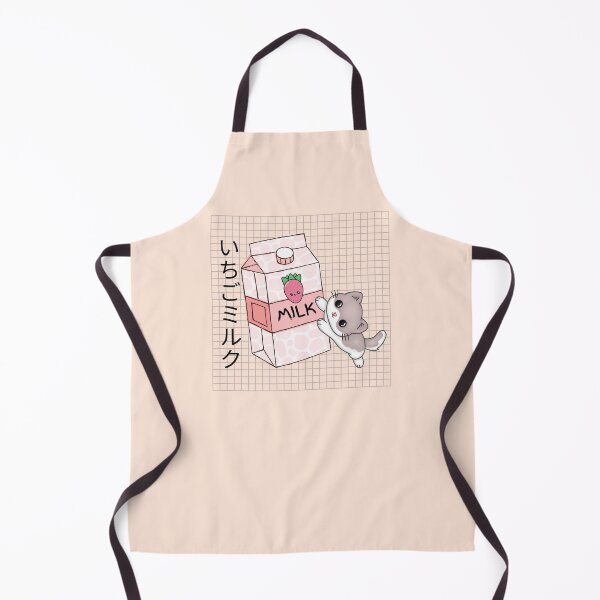 Item preview, Ichigo Miruku Strawberry Milk with Cute Kawaii Cat - Japanese Design designed and sold by Rhu Creations.