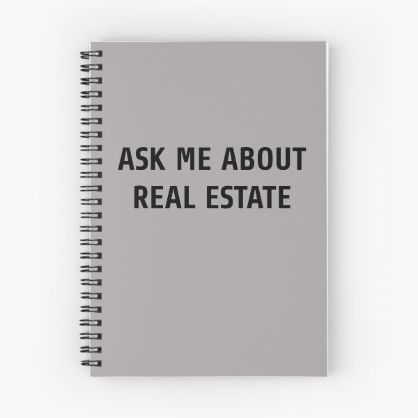 Item preview, Ask Me About Real Estate Design on Grey designed and sold by hunterivjohn.