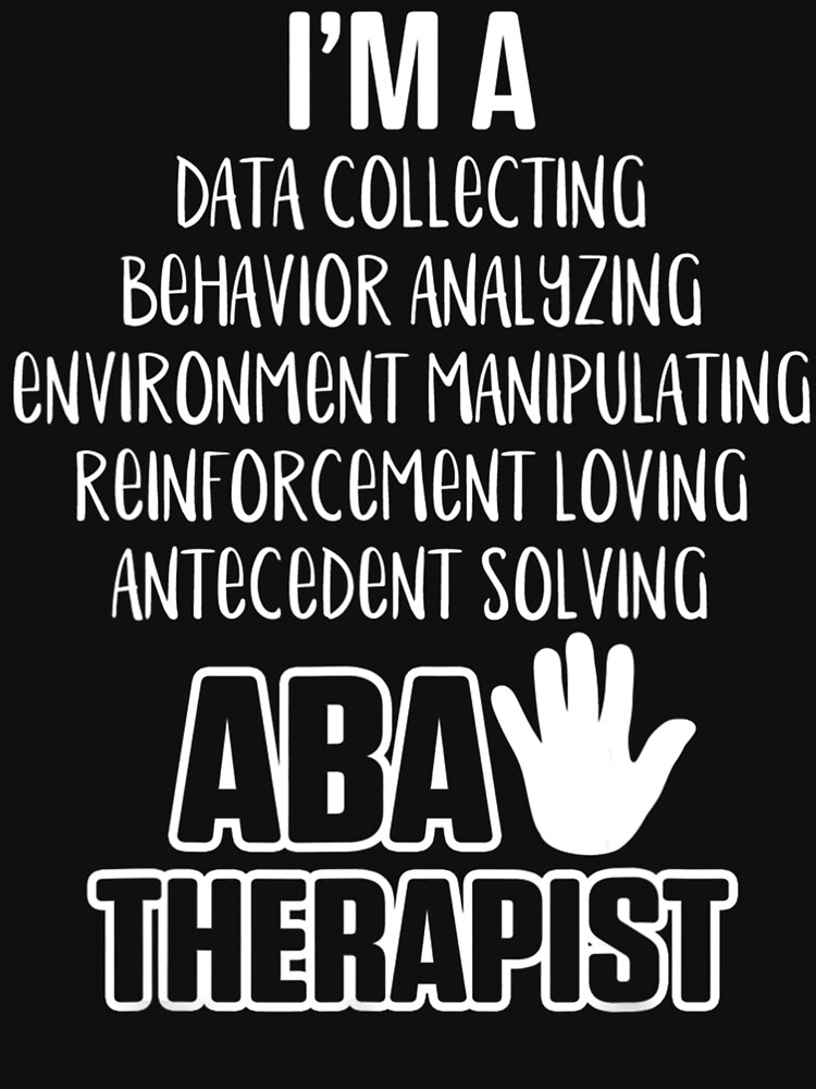 Behavior Therapist Cute ABA Therapy Saying Toddler Long Sleeve