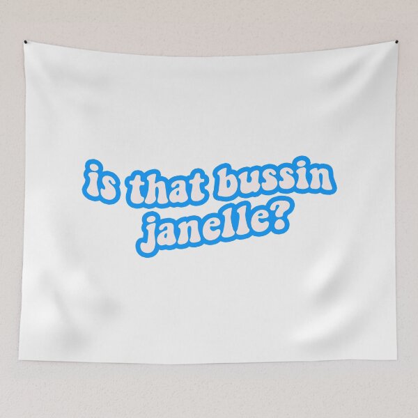 Item preview, Is that bussin Janelle sticker - TikTok 2021 quote funny audio meme vine viral trending trend dance song best original pasta settings app video picture Charli influencer designed and sold by qualityprinting.