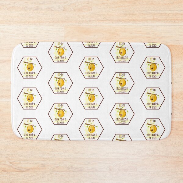 Item preview, BEE-ing Stuck Inside is SO 2020!! (On White) designed and sold by PawsitiveMum.
