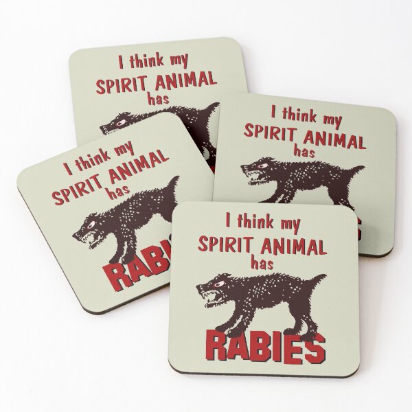 Item preview, I think my Spirit Animal has Rabies designed and sold by sandpiperstudio.