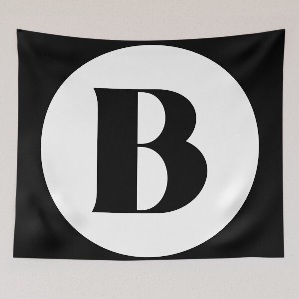 Item preview, B (Letter Initial Monogram)  designed and sold by Texterns.
