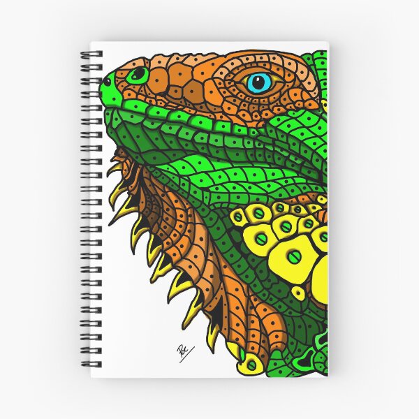 Item preview, Author's Colored Green Iguana designed and sold by AriArt78.