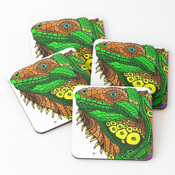 Item preview, Author's Colored Green Iguana designed and sold by AriArt78.