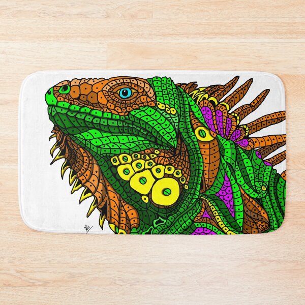 Item preview, Author's Colored Green Iguana designed and sold by AriArt78.