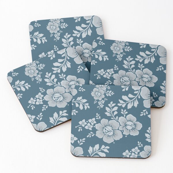 Item preview, flower design, floral, plants, digital nature, blue colorful designed and sold by Rixonius.