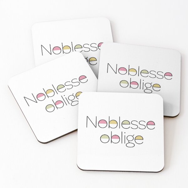 Item preview, Noblesse oblige designed and sold by porter-mckeenn.