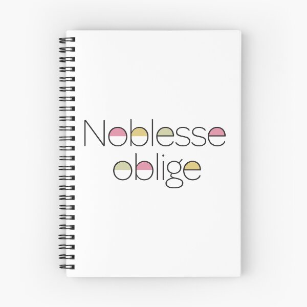 Item preview, Noblesse oblige designed and sold by porter-mckeenn.