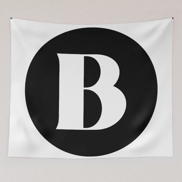 Item preview, B (Letter Initial Monogram)  designed and sold by Texterns.