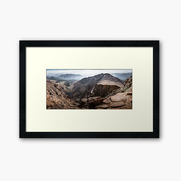 Mt Meeker from Longs Peak - Rocky Mountain National Park Framed Art Print