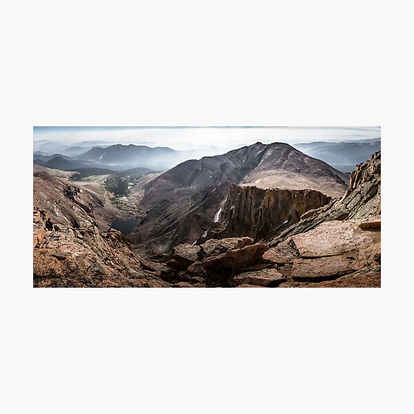 Mt Meeker from Longs Peak - Rocky Mountain National Park Photographic Print
