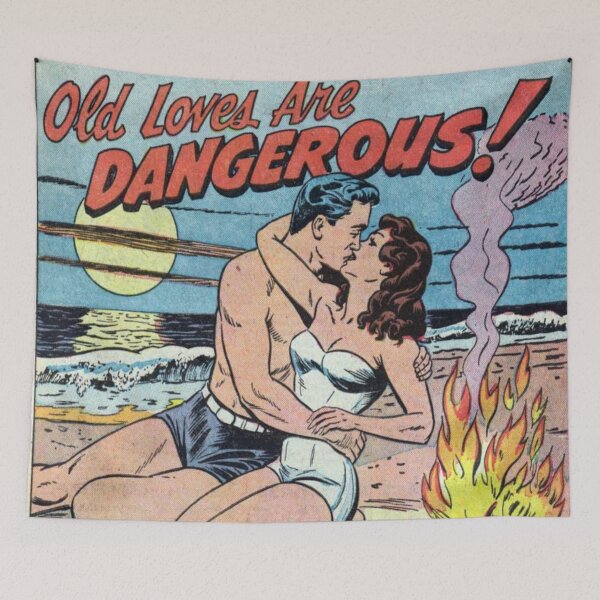 Item preview, Old Loves Are DANGEROUS!  Romance Comic Books - Gifts Presents Retro Love comicon designed and sold by guitarkel.