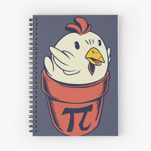 Item preview, Chicken Pot Pi | Funny Illustration designed and sold by SLAG-Creative.