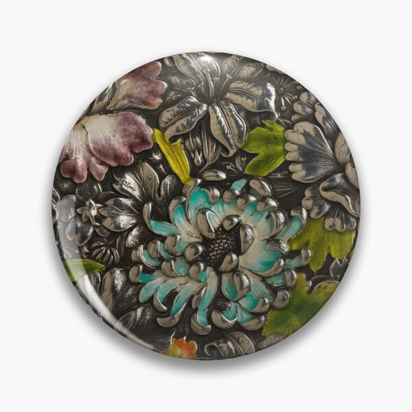Item preview, Silver and Enamel Flower Case designed and sold by KnightandMoon.