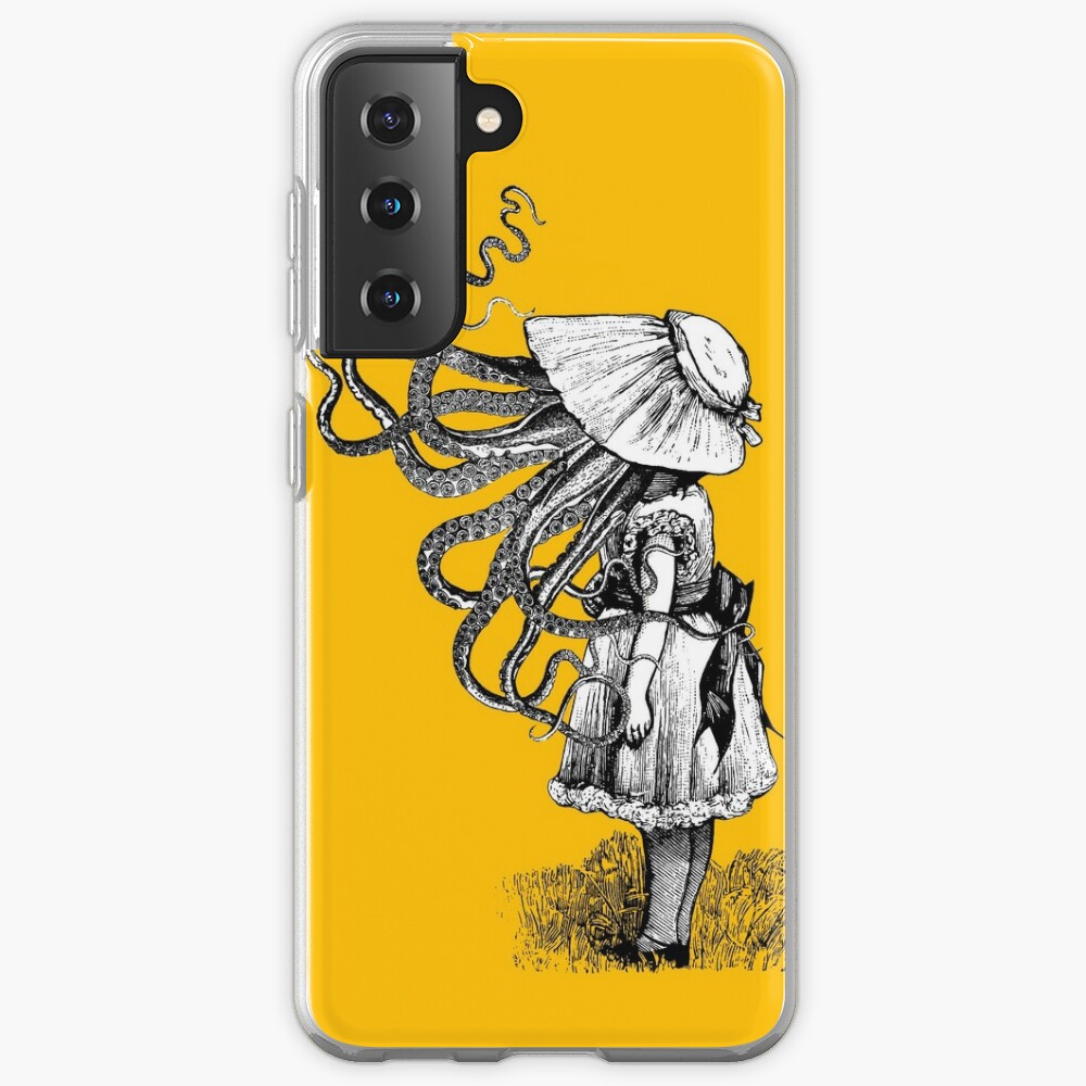 Victorian Squid faced girl Samsung Galaxy Phone Case
