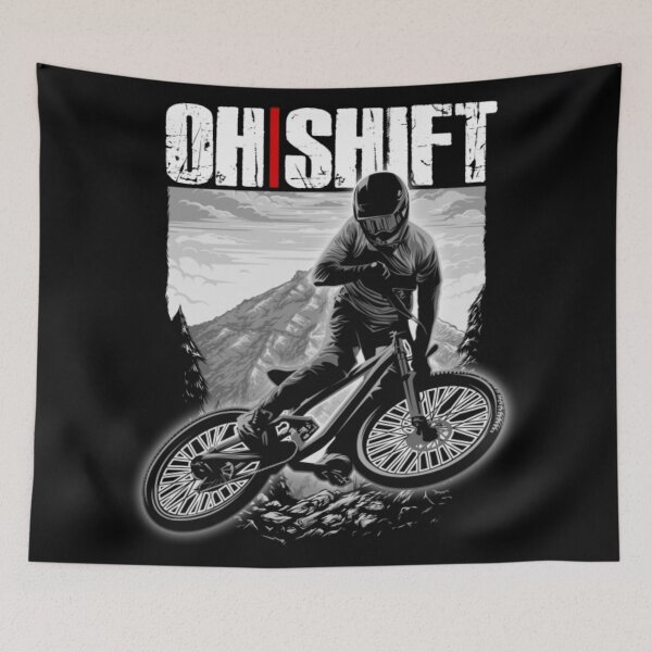 Item preview, Oh Shift! Funny Bike Shirt for Bicycle Riders & Cyclists  designed and sold by CotaLevy.
