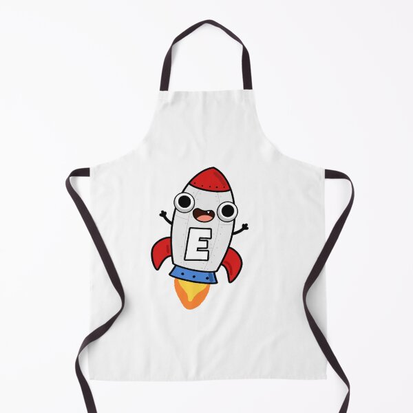 Artikelvorschau, Niedliche Weltraumrakete mit Monogramm E entworfen und verkauft von kidsmonogram.