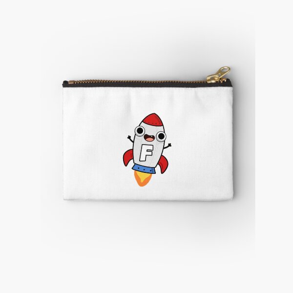 Artikelvorschau, Niedliche Weltraumrakete mit Monogramm F entworfen und verkauft von kidsmonogram.