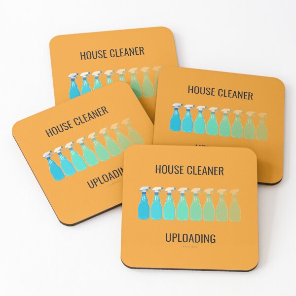 Item preview, House Cleaner Uploading Fun Spray Bottle Housekeeper Gifts designed and sold by SavvyCleaner.