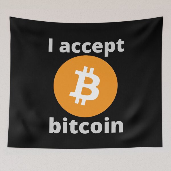 Item preview, I accept Bitcoin designed and sold by Scubaloppy.