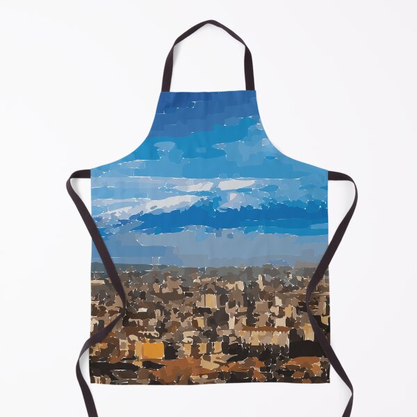 Item preview, Armenia - Yerevan Skyline Oil Painting Print designed and sold by JoyforU.