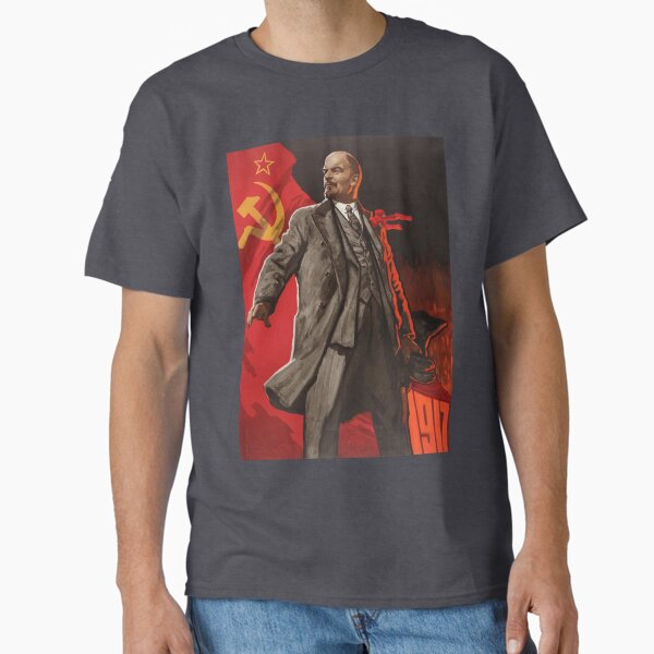 Item preview, Vladimir Lenin Vintage Propaganda Poster designed and sold by monsterplanet.