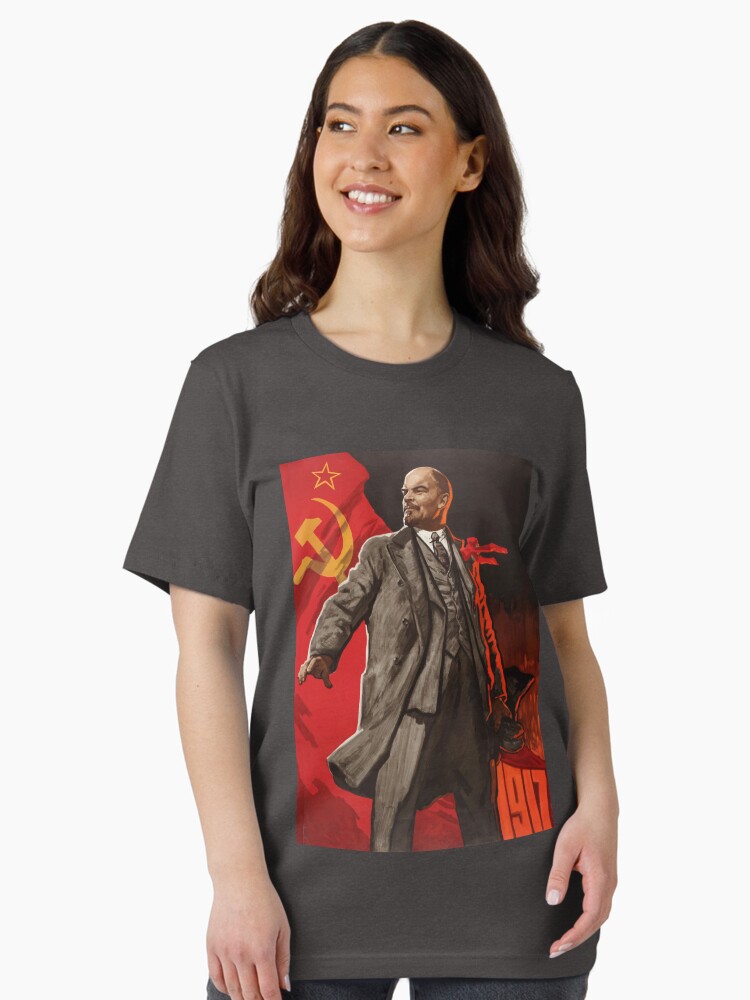 Vladimir Lenin vintage propaganda poster