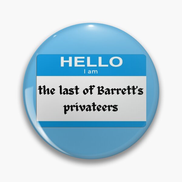 Item preview, Barrett's Privateers name tag designed and sold by FallenxStarr.