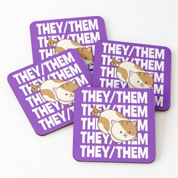 Item preview, They Them Pronoun Cat designed and sold by InfiniteParker.